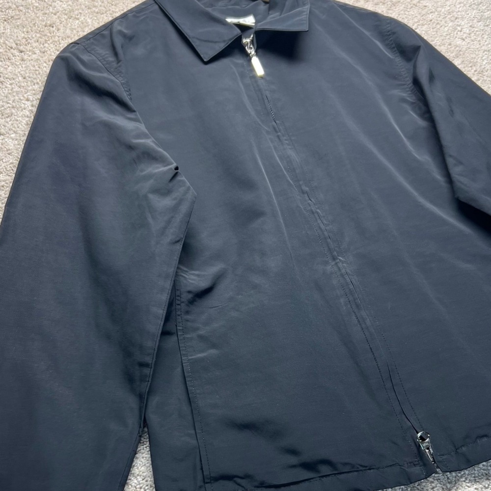 Halogen Black Zip Up Collared Lightweight Jacket … - image 2